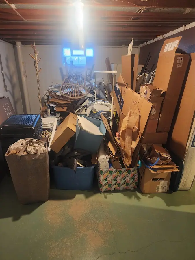 Roll-off dumpster container at job site for Roll Off Dumpster Rental in North Hobbs